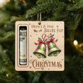 thumbnail image 2 of Christmas Cash Holder Ornament,Christmas Ornament,Wooden Money Gift Holder For Rolled Bills,Gift Cards And Notes,Hanging Holiday Tree Xmas Ornaments Christmas Decorations, 2 of 5