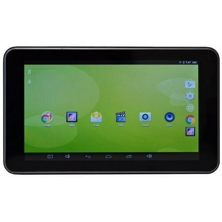 Zeki TBDG734QB 7" Tablet 8GB WiFi ARM Cortex A53 X4 1.2GHz, Black w/Silver