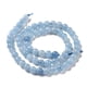 thumbnail image 2 of Round Natural Aquamarine Bead Strands 6mm Hole: 1mm about 63pcs/strand, 2 of 4