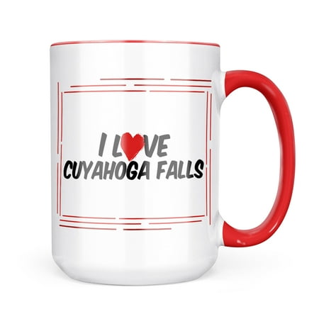 

Neonblond I Love Cuyahoga Falls Mug gift for Coffee Tea lovers