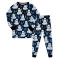 thumbnail image 6 of KPOPLK Girls Halloween Pajamas Cute Pjs Kids Skeleton Sleepwear Clothes Sets Holiday Sleepwear,Size 4-5 Years, 6 of 9