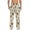 thumbnail image 3 of joogoo Men's Pajama Pants Highland Cows Soft Long Sleep Lounge Pjs Bottoms L, 3 of 7