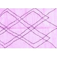 thumbnail image 1 of Ahgly Company Indoor Rectangle Solid Purple Modern Area Rugs, 2' x 3', 1 of 4