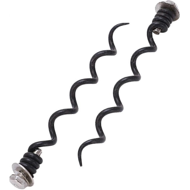 Replacement Corkscrew Spiral/worm,easily Change Out Spirals By Unscrewing The Old Pieceblack2pcs) -ZHENV