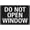 Warning Sign 1, variant on Do Not Lean On Rail Reflective Aluminum Sign - 8"x12", UV Protected, Waterproof, 4 Pre-Drilled Holes - Balcony, Stairwell, Bridge, Platform
