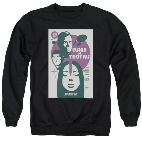 Star Trek Tos Episode 68 Adult Crewneck Sweatshirt Black