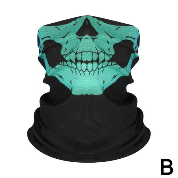 Seamless Headscarf Multifunctional Magic Riding Mask Warm Surrounding Halloween Props Ever-Changing Skull Outdoor Mask