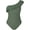 Army Green, variant on Mycoco Womens One Piece Swimsuits One Shoulder Ruched Ruffle Monokini Bathing Suits