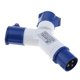 thumbnail image 4 of 220 V 2 vías Splitter Enchufe Multifunción Plug Hardware Eléctrico Outlet Cubierta Azul, 4 of 6