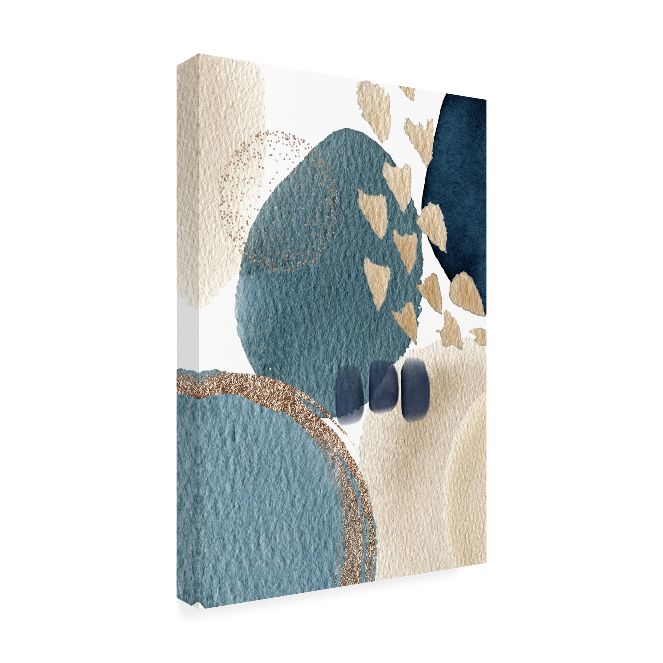 Trademark Fine Art Sally Ann Moss Blue Beauty 3 Canvas Wall Art