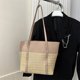 thumbnail image 4 of Bolso de hombro de Mujer FLhrweasw Tejido Shopper PU caqui, 4 of 9