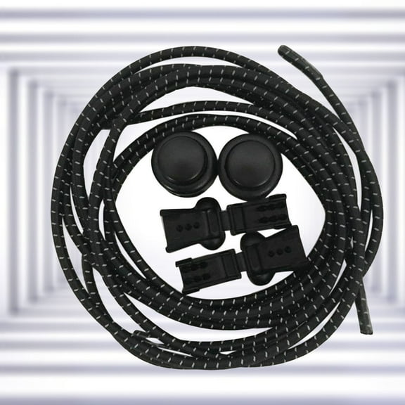 WHAMVOX Reflective Shoelaces Hiking Shoes for Sneakers Night Run Child