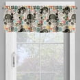 thumbnail image 2 of Ambesonne Art Window Valance, Birds Flowers Shapes, 54" X 18", Multicolor, 2 of 5