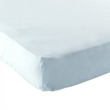 Luvable Friends Baby Boy Fitted Playard Sheet, Blue, One Size