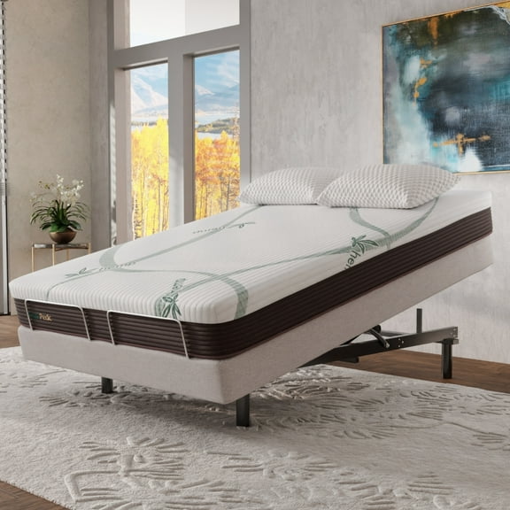 Ergo-Pedic iTilt Incline Therapy Adjustable Base With Massage, Queen