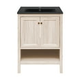 thumbnail image 6 of Château 24" Freestanding Bathroom Vanity in White Oak with Black Sink Top, 6 of 9