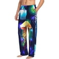 thumbnail image 2 of Balery Men'S Transparent Jellyfishes Pants,Sleepwear Pants,Pajama Pants,Pj Bottoms Drawstring And Pockets-Small, 2 of 9