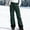 (New28)Army Green, variant on Women's Waterproof Snow Bootcut Pants Trendy Windproof Insulated Ski Trousers Multi Pocket Outdoor Winter Athletic Pants