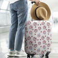 thumbnail image 2 of White Cow Milk Strawberry Pattern Luggage Cover Fashion Suitcase Cover Baggage Covers Fit 25-28 Inch Luggage (Go Travel), 2 of 5