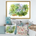 thumbnail image 3 of Designart 'White House In The Green Woods' Traditional Framed Art Print, 3 of 4