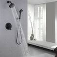 thumbnail image 2 of Rbrohant Wall Mounted Shower Faucet Set Rainfall Showerhead Combo Handheld Shower, 2 of 5