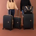 thumbnail image 3 of 5 Piece Hardside Luggage Set: 28 Inch Spinner Suitcase, 24 Inch Rolling Luggage, 20" Carry-On Suitcase, Toiletry Kit & Expandable Tote Bag, 3 of 9