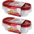 thumbnail image 1 of Recipiente para comida Rubbermaid Take Alongs, 950 ml, 2 paquetes de 3, 1 of 1