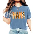 thumbnail image 6 of Fall Mama Nana Gigi Grandma Shirt for Women Floral Leopard, Gigi - Blue Jean Shirt, M, 6 of 8