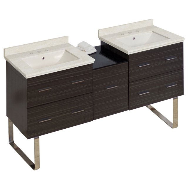 American Imaginations 61.5-in. W Vanity SetAI-18965