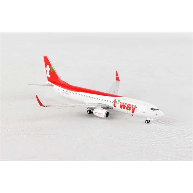 Phoenix Diecast 1-400 PH1648 Tway Air Boeing 737-800 HL8070 Phoenix 04140 1-400 Model Airplane