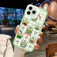 thumbnail image 2 of Miniso Sanrio Kero Kero Keroppi Phone Case For iPhone 11 12 Mini 13 14 15Pro Max Transparent Shell, 2 of 6