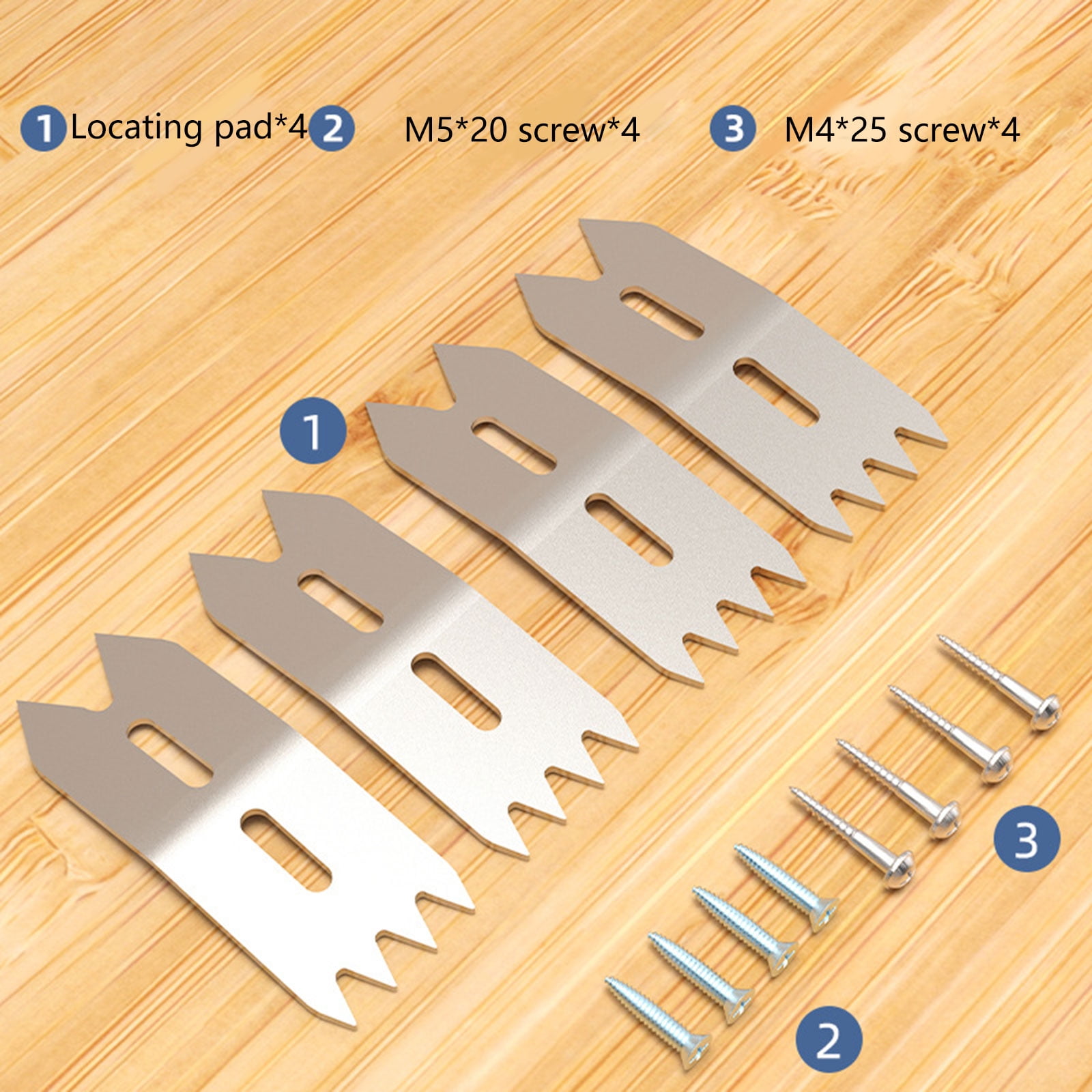 6Pcs Woodworking Pinch Clamps, Slab Flattening Dogs for Router Sled & Panel Processing