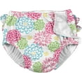 thumbnail image 2 of i play. Baby and Toddler Girls Ruffle Snap Reusable Absorbent Swim Diaper, 2 of 6