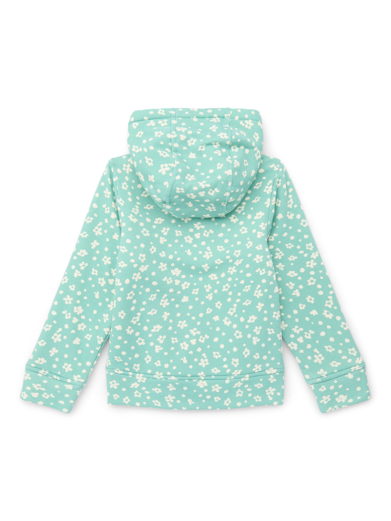 Wonder Nation Girls Kids Tough Fully Lined Zip Hoodie Jacket, Sizes 4-18 & Plus