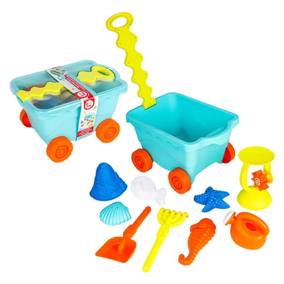 Beach Wagon Playset (10pcs), by Playday