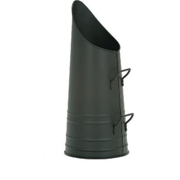 Dagan 1512 Coal Hod with Two Handles, Black