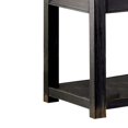 thumbnail image 3 of 24 Inches Wooden End Table with Open Shelf, Antique Black- Saltoro Sherpi, 3 of 5