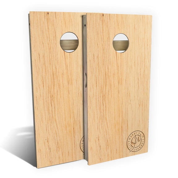 Skip's Garage | Butternut Wood Backyard 2x4 Cornhole Board Set (24" x 48") | Includes (8) Bags   Various Accessory Options