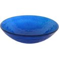 thumbnail image 1 of Novatto TIG-8079ORB Mare Blu Verre Récipient Salle de Bain Évier Set&44; Bronze Frotté à l'Huile, 1 of 1