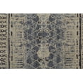 thumbnail image 4 of 4' X 6' Gray Blue and Ivory Wool Floral Hand Knotted Area Rug, 4 of 6