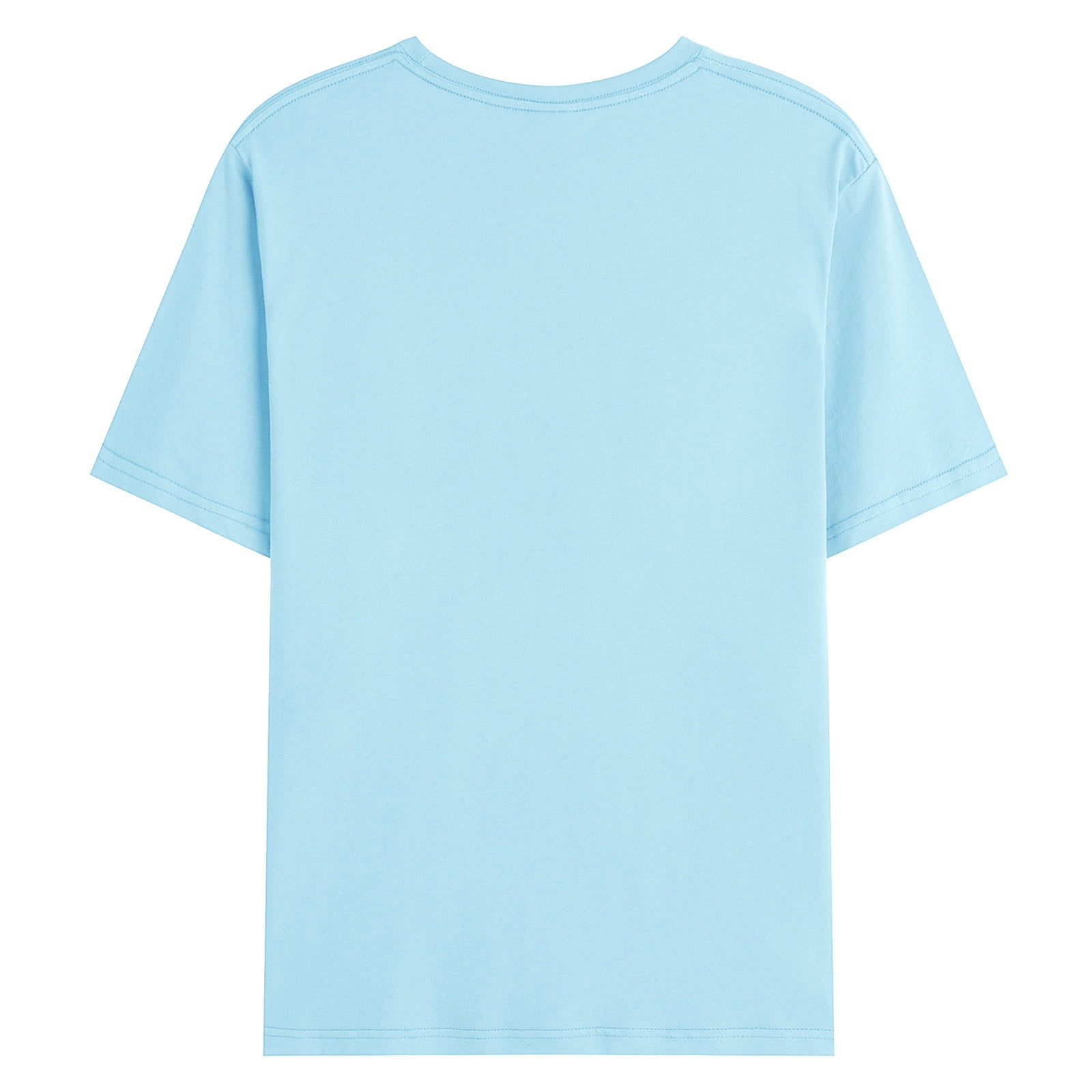 men light blue graphic tee