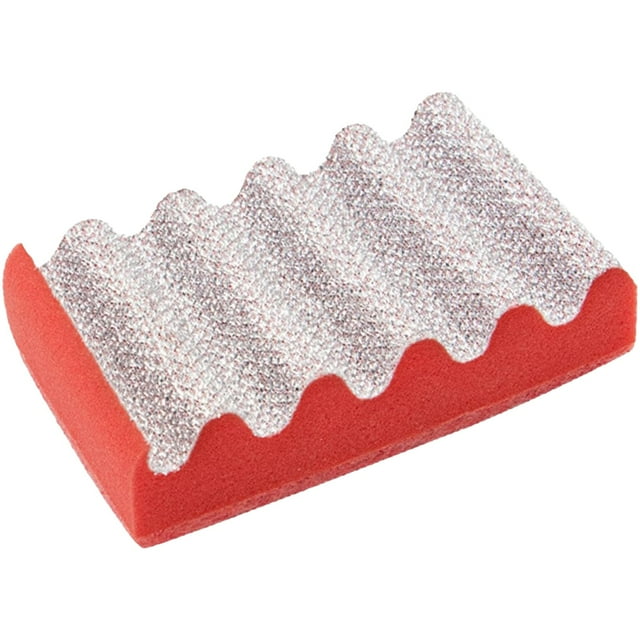 Kitchen Cleaning Brush 1 Pcs Of Versatile Cleaning Cloth Barbecue Grill Cleaning Tool Washable Cleaning Sponge Suitable For Barbecue Cleaning Kitchen Cleaning,Red Kitchen Cleaning Brush