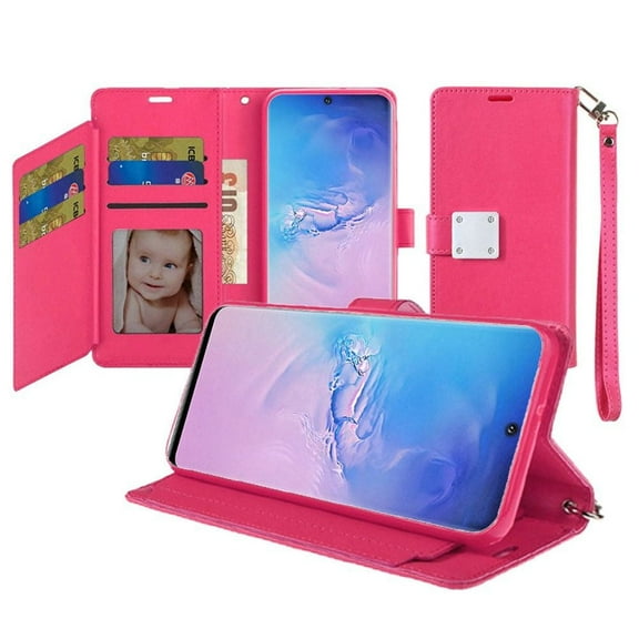GSA Luxury Wallet Case for Samsung galaxy S20 Ultra (6.9") Hot Pink