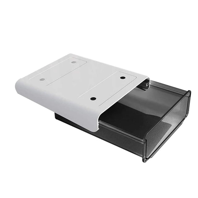Cajones Para Debajo Del Escritorio, Caja De Almacenamiento Oculta Autoadhesiva Para Debajo Del Escritorio, Organizador De Bandejas Para El Hogar, La Oficina Y La Escuela Yuarrent HA045163-00