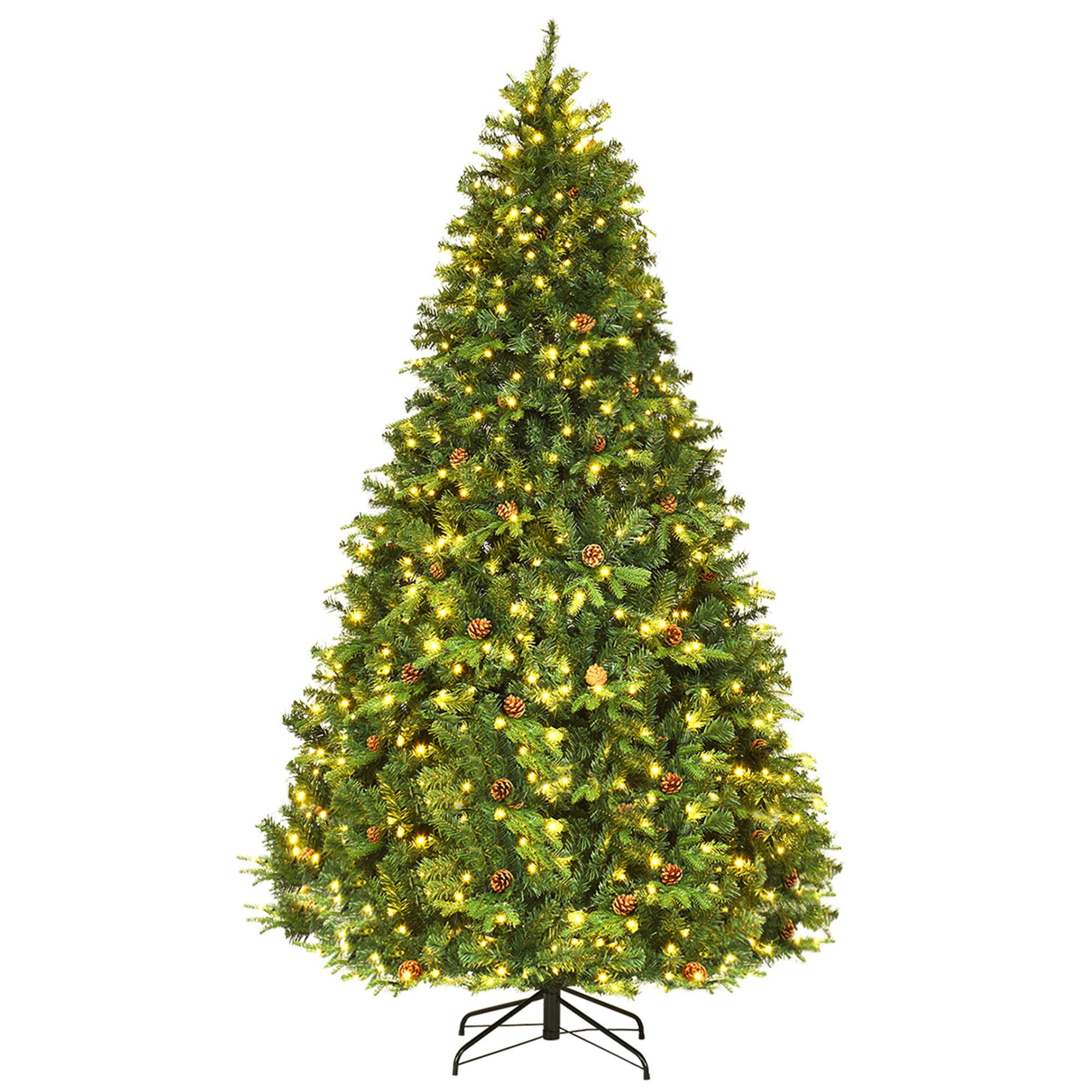 8Ft Pre-Lit Artificial Christmas Tree 