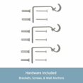 thumbnail image 4 of Kenney Pearson 48 – 68 Inch Decorative Rounded Beech Wood Ball Rod Set, 4 of 5