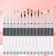 thumbnail image 3 of BAETEUY Nail Liner Brush Handheld Ergonomics Handle Ultra Thin Glitter Brush Powder Nylon Gradient Pen Nail Art Brush for Manicure, 3 of 8