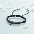 thumbnail image 6 of 1/2 Pack Adjustable Cremation Bracelet Memorial Urn Bracelet for Ashes for Women Men Braided Bracelets Keepsake Memorial Bracelet for Human Pet, 6 of 9