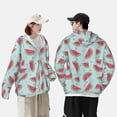 thumbnail image 5 of Picia Watermelon Women's Men's UPF 50+ Sun Protection Hoodie Shirt Long Sleeve SPF Fishing Outdoor UV Hiking Lightweight Shirts-Medium, 5 of 9