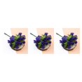 thumbnail image 3 of Guirnalda de flores artificiales Toystoory azul real 3 piezas, 3 of 6